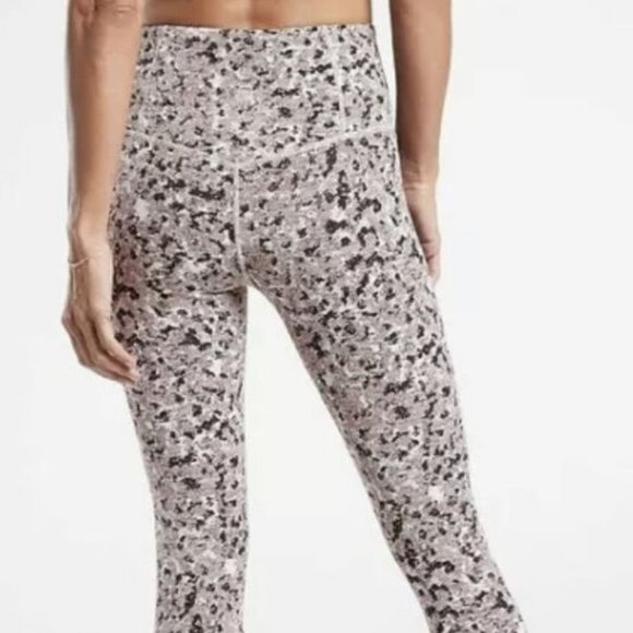 Athleta Elation Textured 7/8 Tight size 3X Meadow Decadent Chocolate - Picture 3 of 8